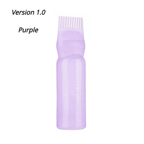 Silicone Shampoo Brush Head Scalp Massage Comb Hair Dye Tint Oil