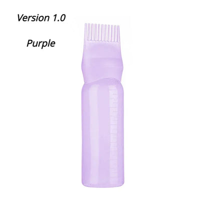 Silicone Shampoo Brush Head Scalp Massage Comb Hair Dye Tint Oil
