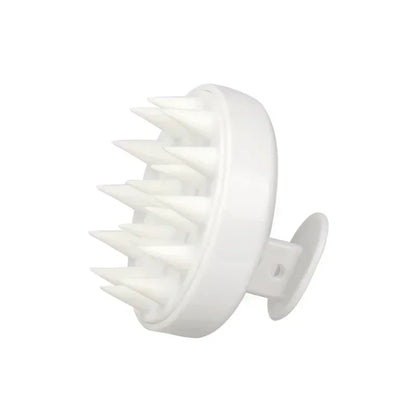 Silicone Shampoo Brush Head Scalp Massage Comb Hair Dye Tint Oil