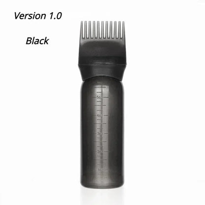 Silicone Shampoo Brush Head Scalp Massage Comb Hair Dye Tint Oil