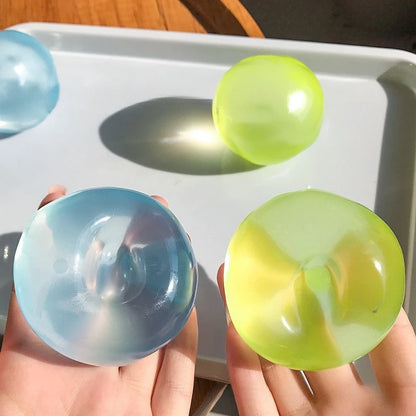 Squishy Plasticity Mochi Fidget Toys Transparency Coconut Oil Maltose