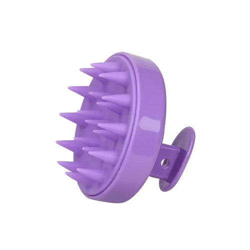 Silicone Shampoo Brush Head Scalp Massage Comb Hair Dye Tint Oil